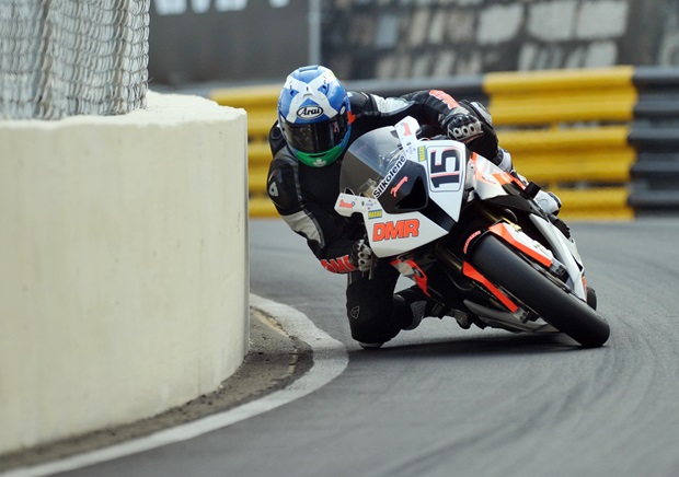 Jimmy Storrar at the Macau GP (Pacemaker Press International)